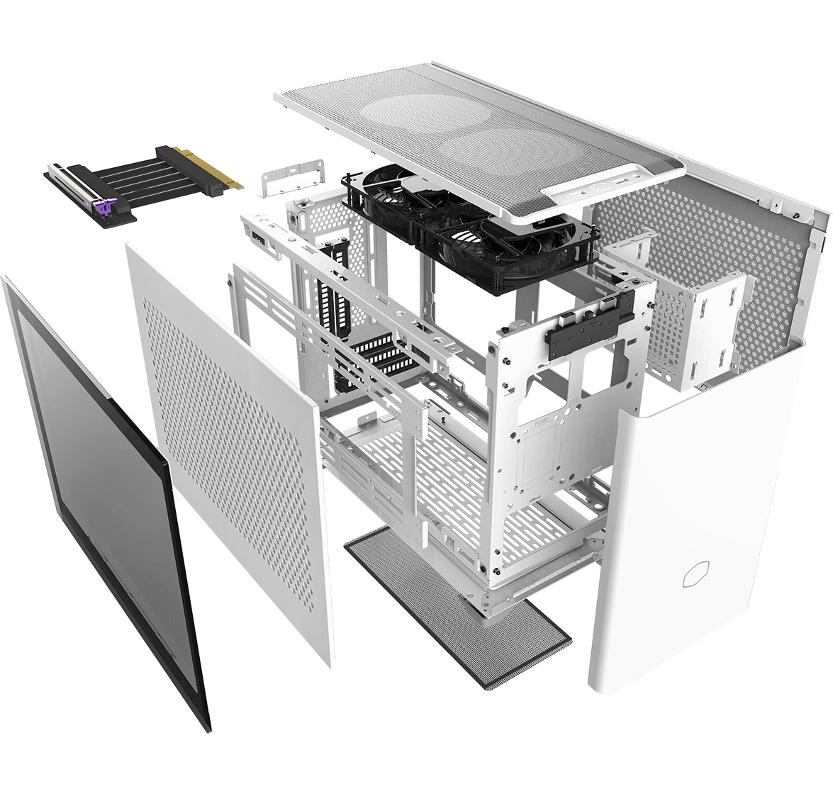 MasterBox NR200P（ブラック・ホワイト）｜Cooler Master｜株式会社